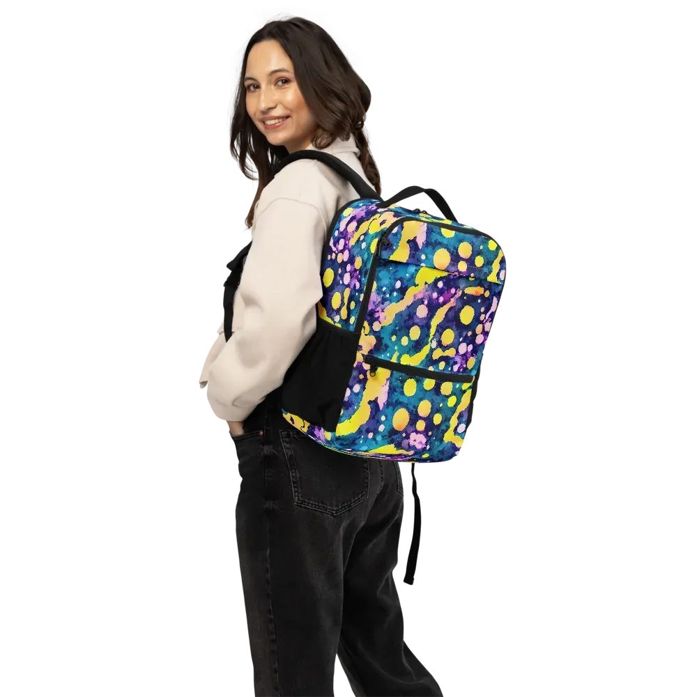Ink Galaxy on Utility Backpack — Back