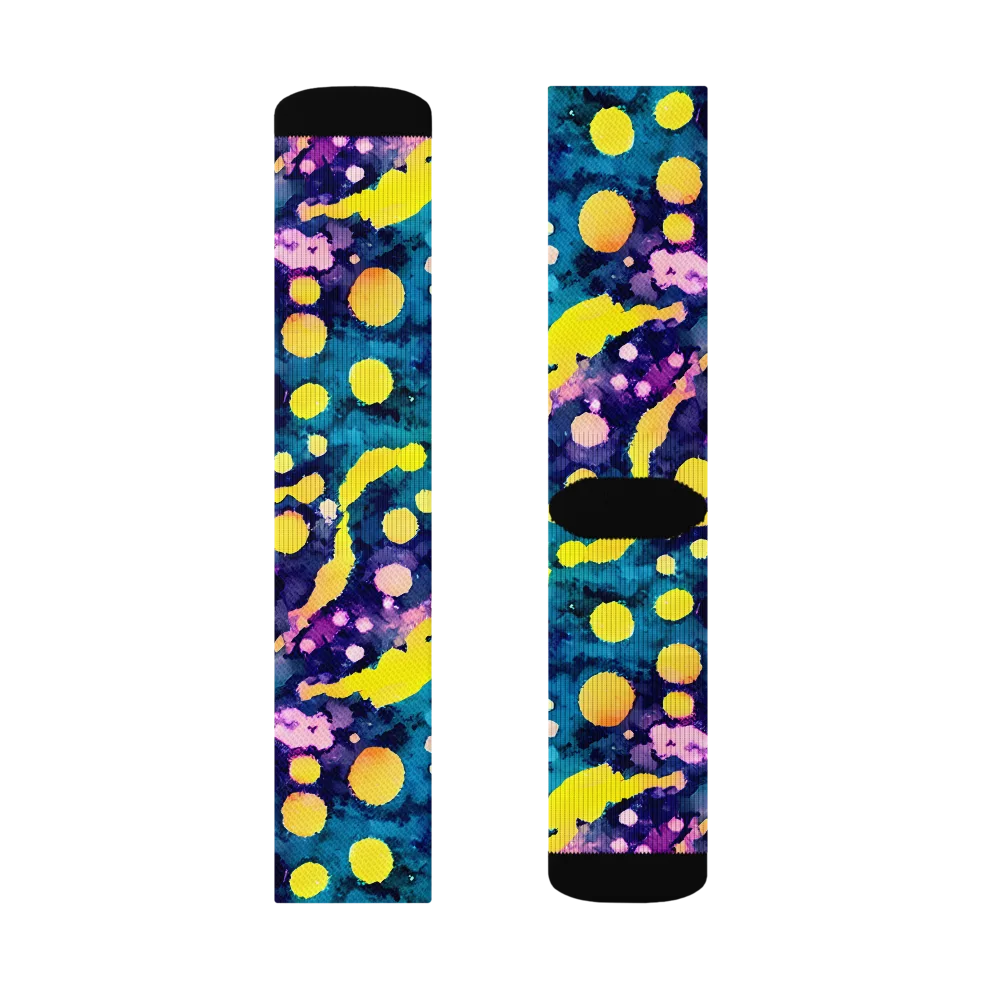 Ink Galaxy on Socks — Left Sock