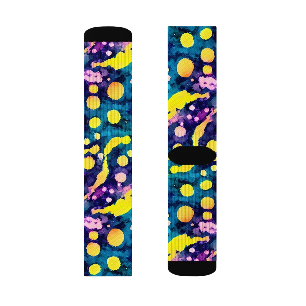 Ink Galaxy on Socks — Right Sock