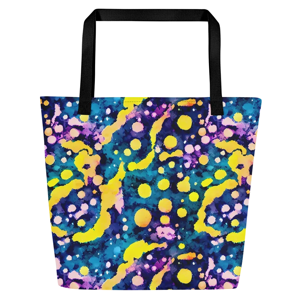 Ink Galaxy on Large Tote Bag W/ Pocket — Front