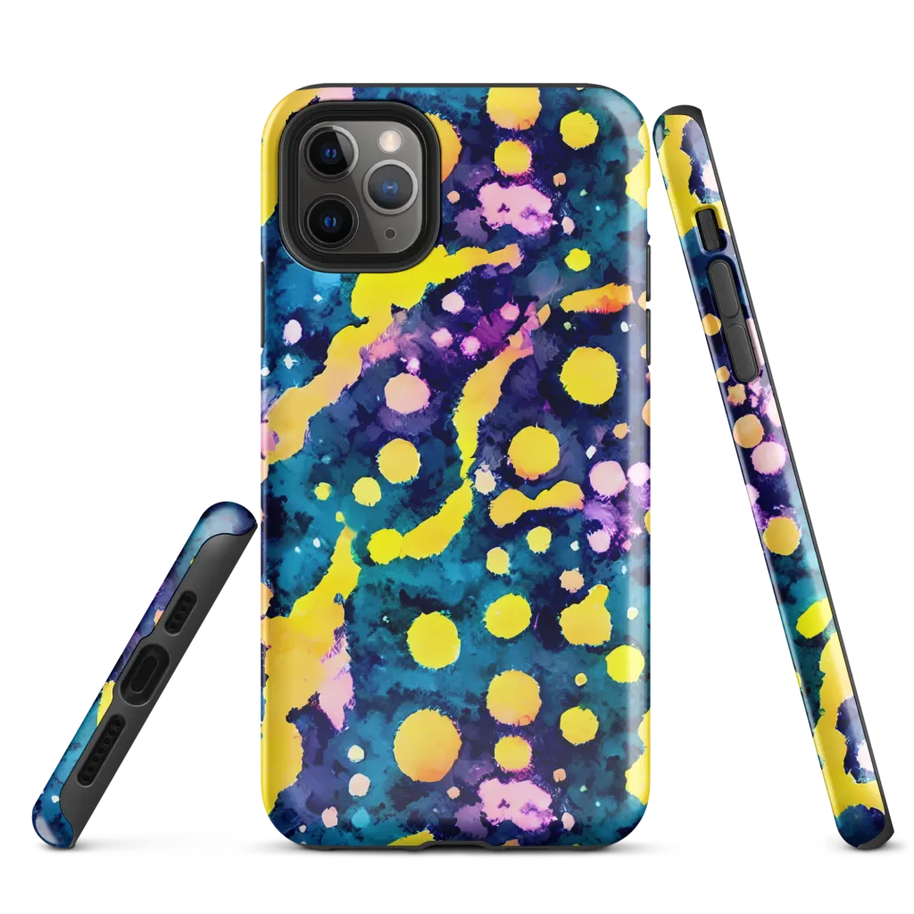Ink Galaxy on Tough Case for iPhone® — Front