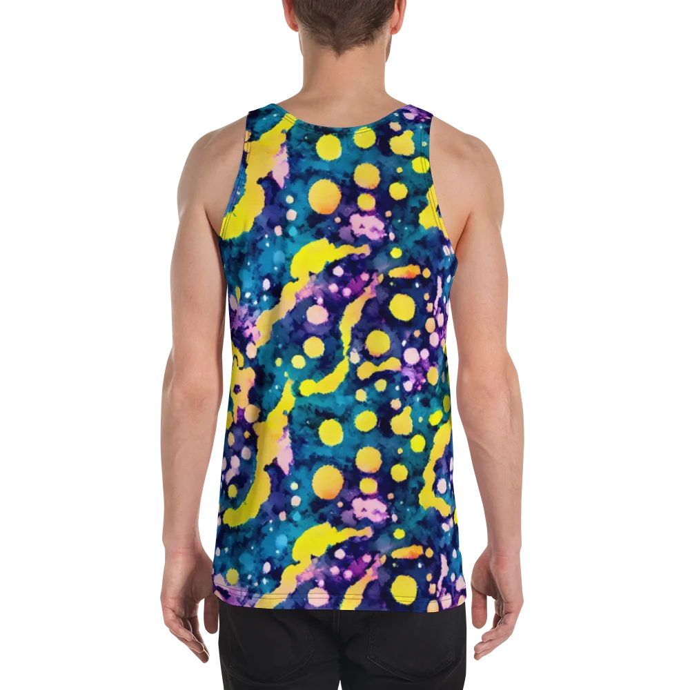 Ink Galaxy on Men's Tank Top — Back