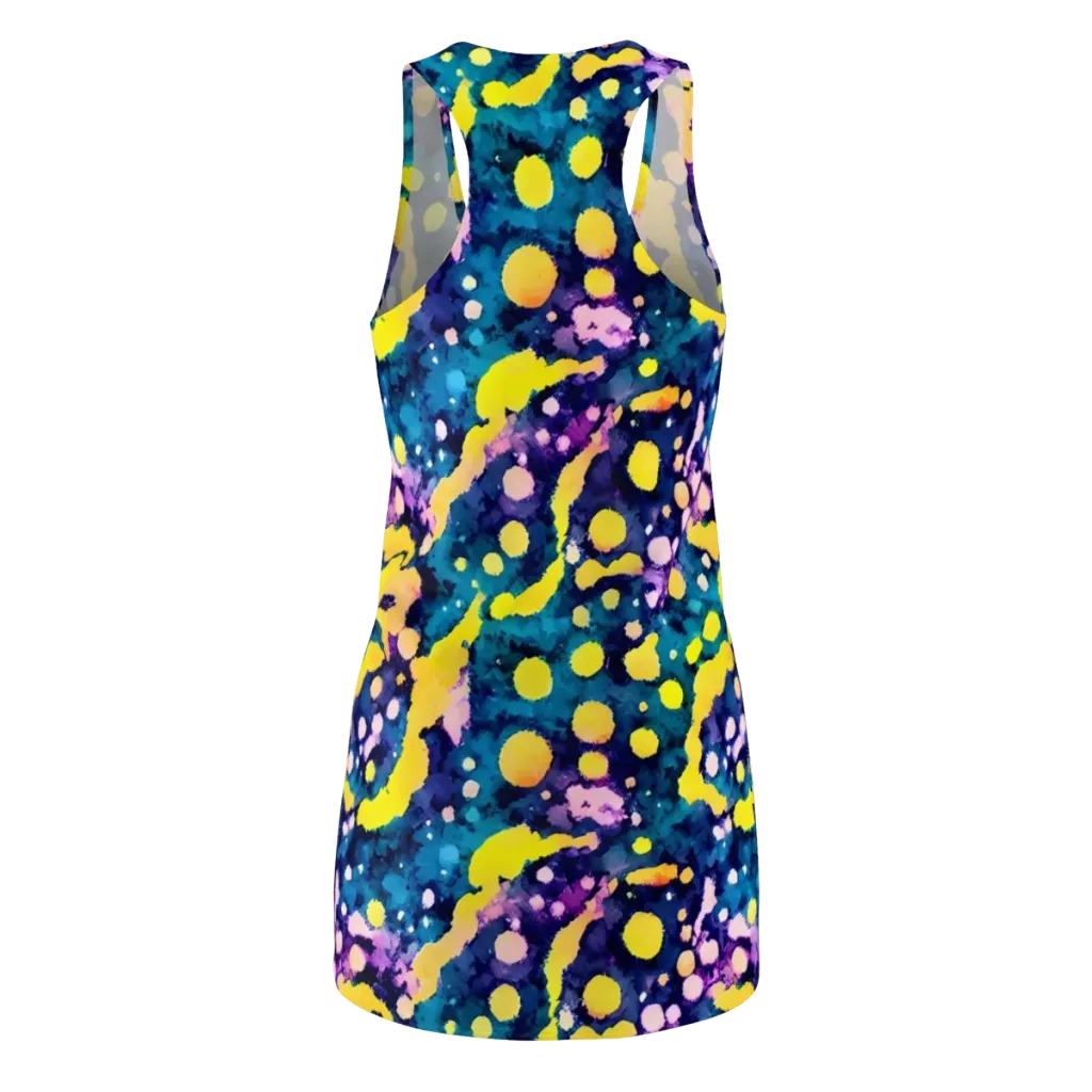 Ink Galaxy on Racerback Dress — Back