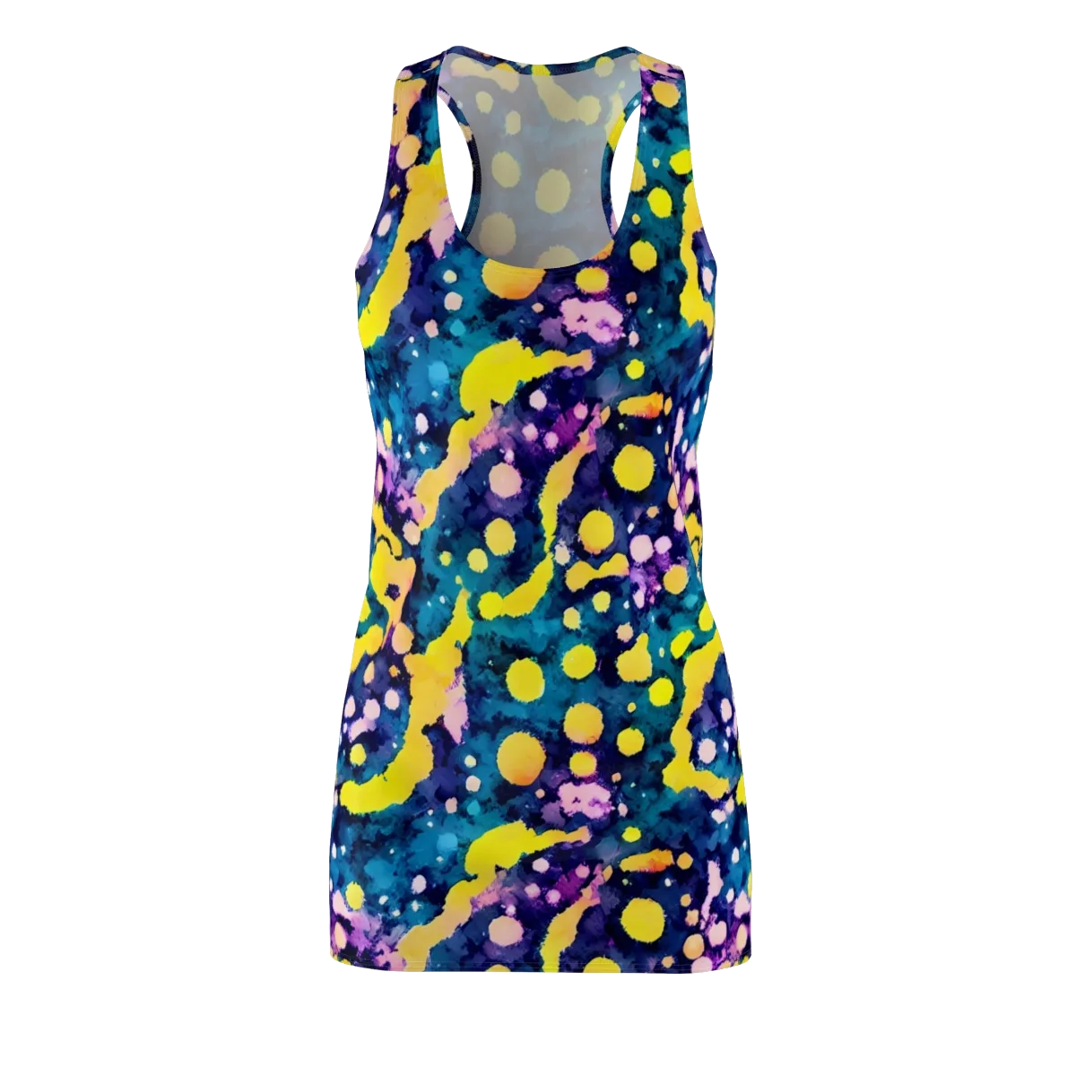 Ink Galaxy on Racerback Dress — Front