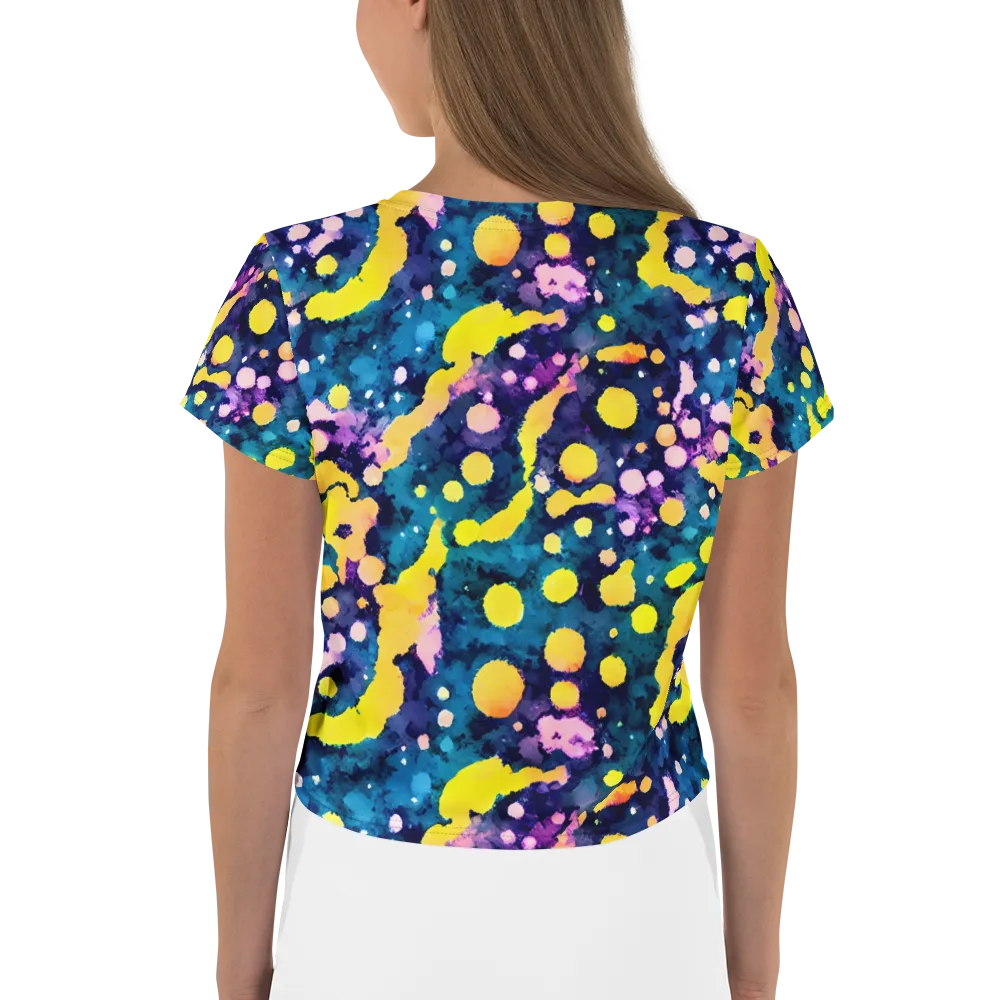 Ink Galaxy on Crop Tee — Back