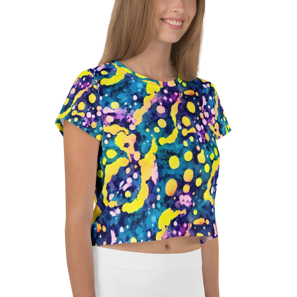 Ink Galaxy on Crop Tee — Right