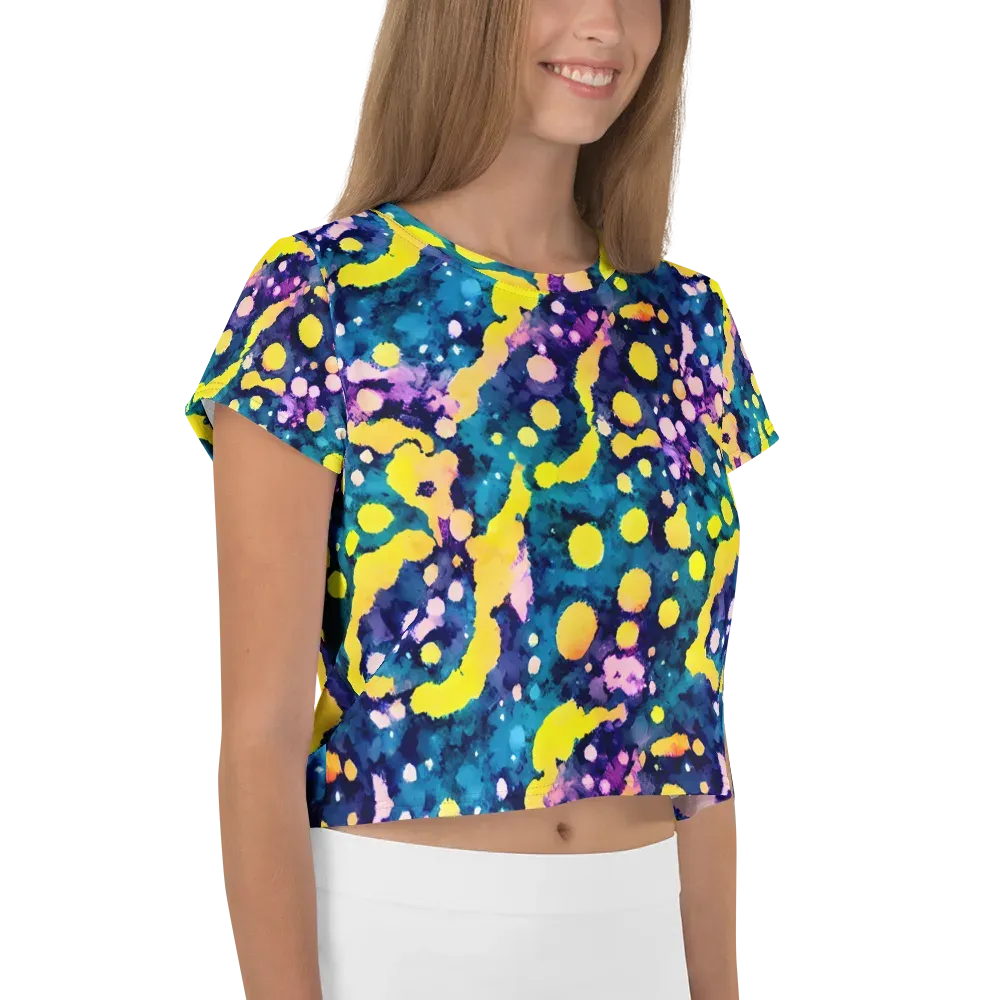 Ink Galaxy on Crop Tee — Right