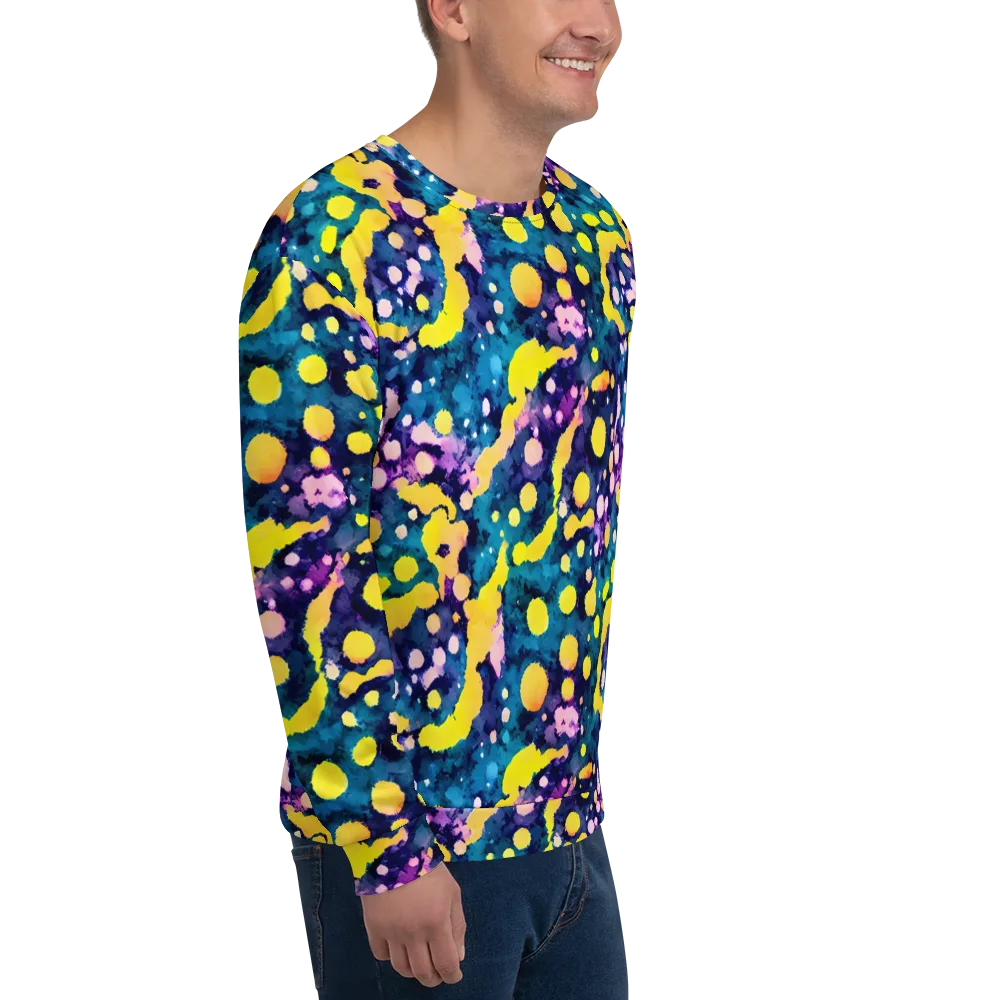 Ink Galaxy on Sweatshirt — Right Front