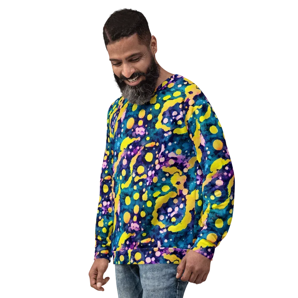 Ink Galaxy on Sweatshirt — Left Front