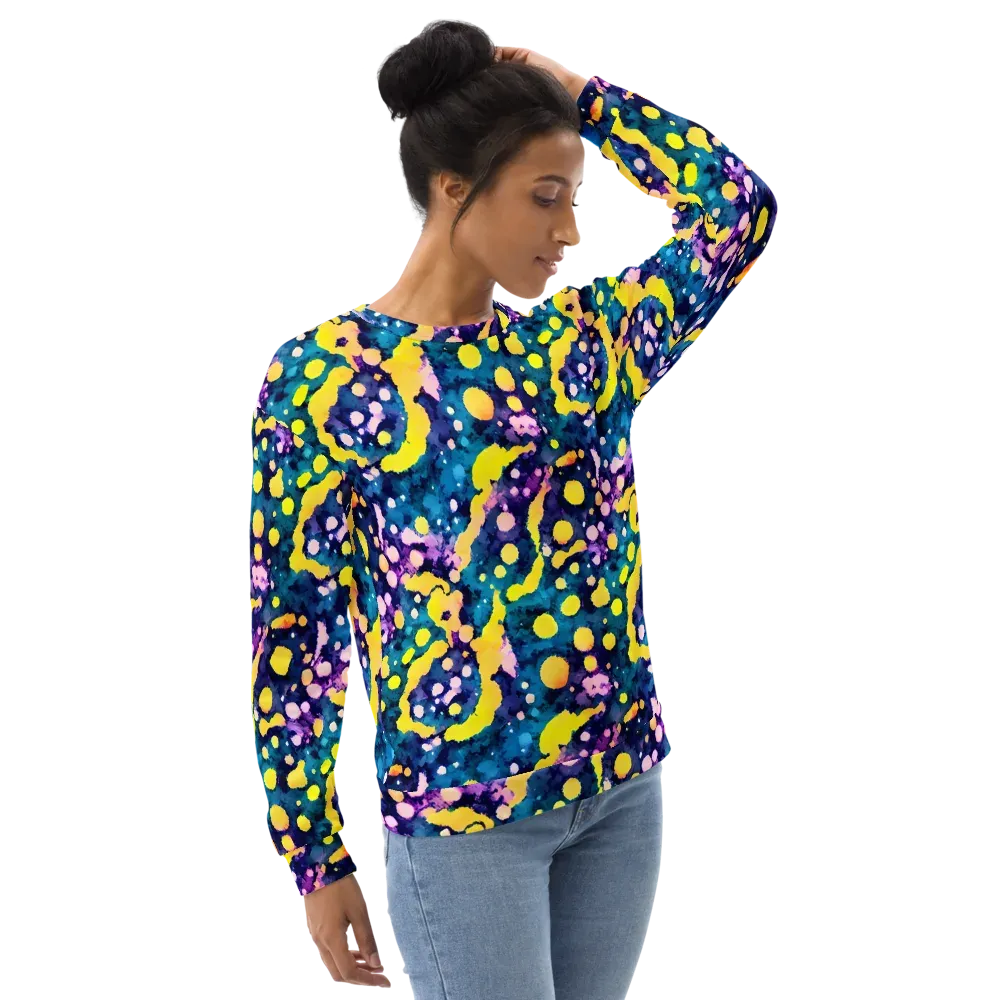 Ink Galaxy on Sweatshirt — Right Front