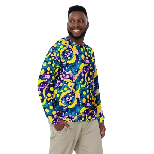 Ink Galaxy on a Sweatshirt