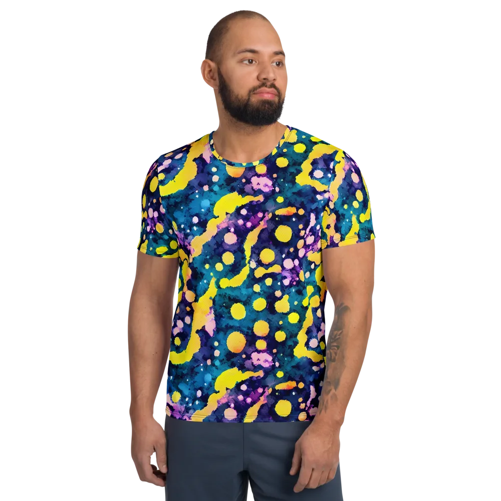 Ink Galaxy on Men's Athletic T-Shirt — Front