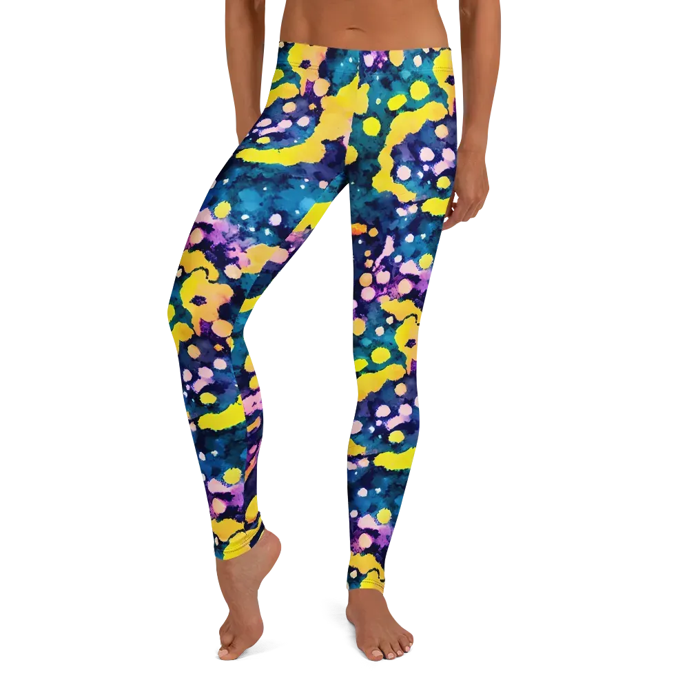 Ink Galaxy on Leggings — Front