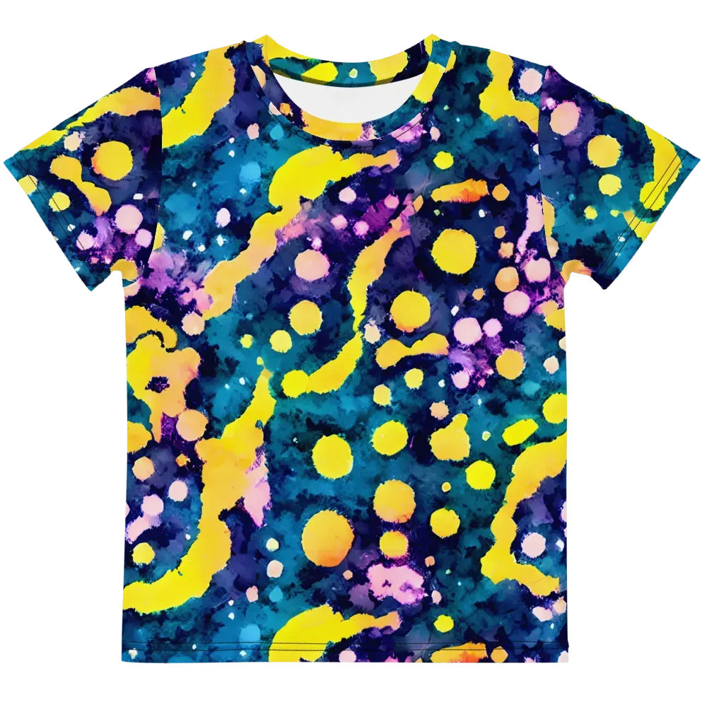 Ink Galaxy on Kids Crew Neck T-Shirt — Front