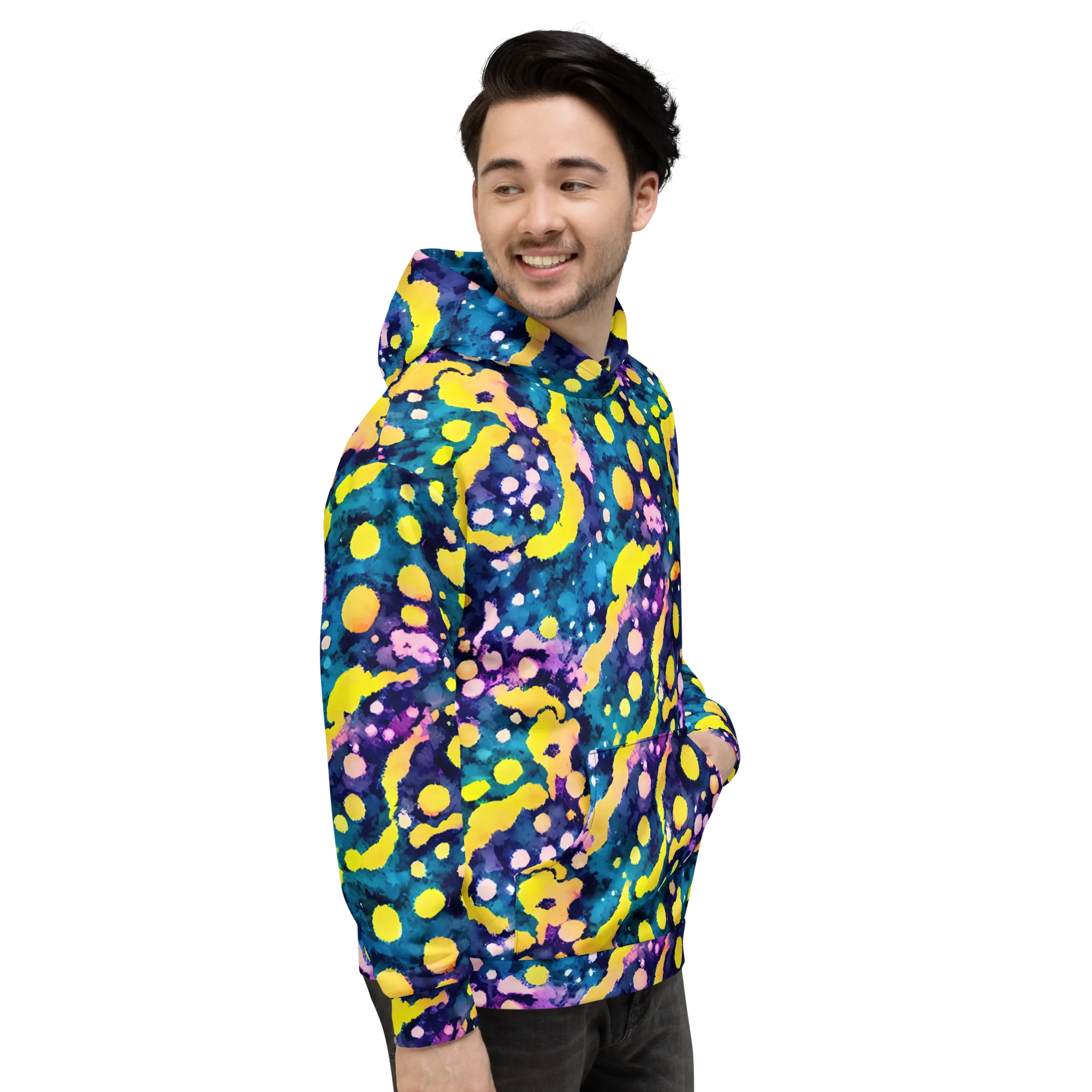 Ink Galaxy on Hoodie — Right