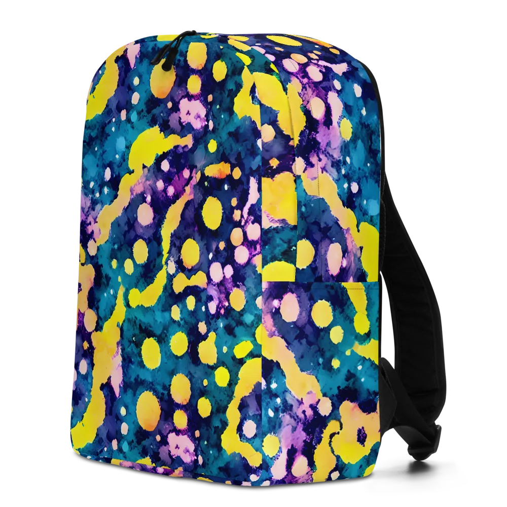 Ink Galaxy on Minimalist Backpack — Left