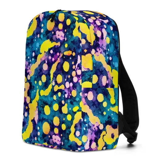Ink Galaxy on a Minimalist Backpack