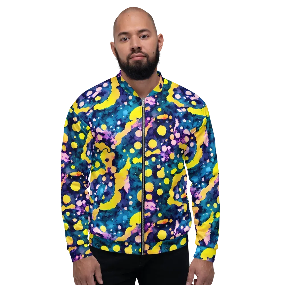 Ink Galaxy on Bomber Jacket — Front
