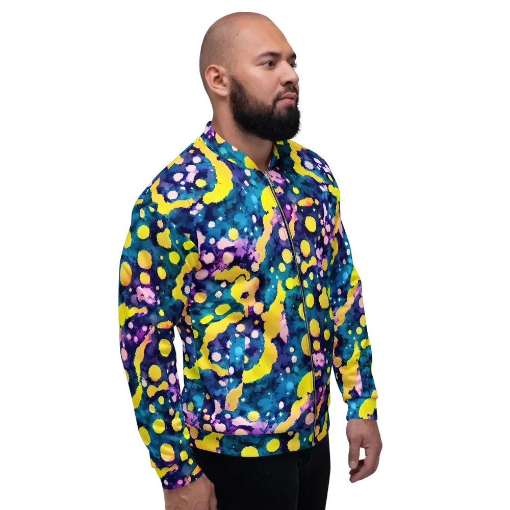 Ink Galaxy on Bomber Jacket — Right