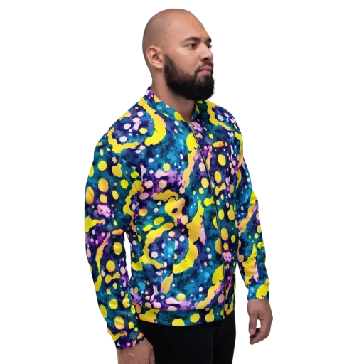 Ink Galaxy on a Bomber Jacket