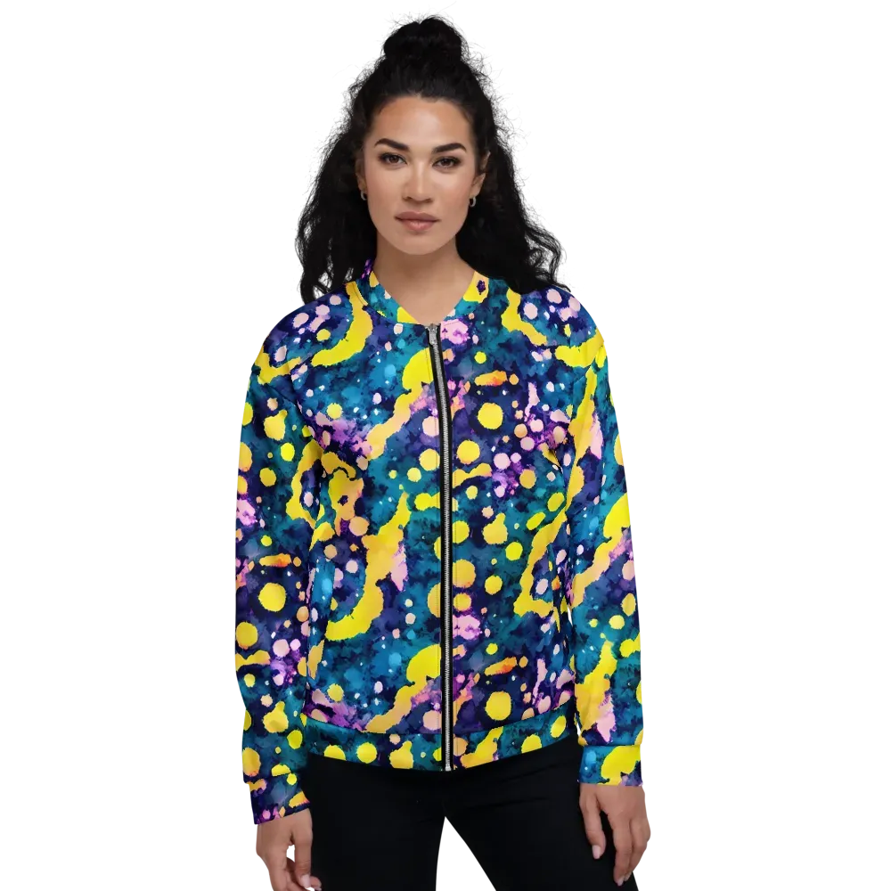 Ink Galaxy on Bomber Jacket — Front