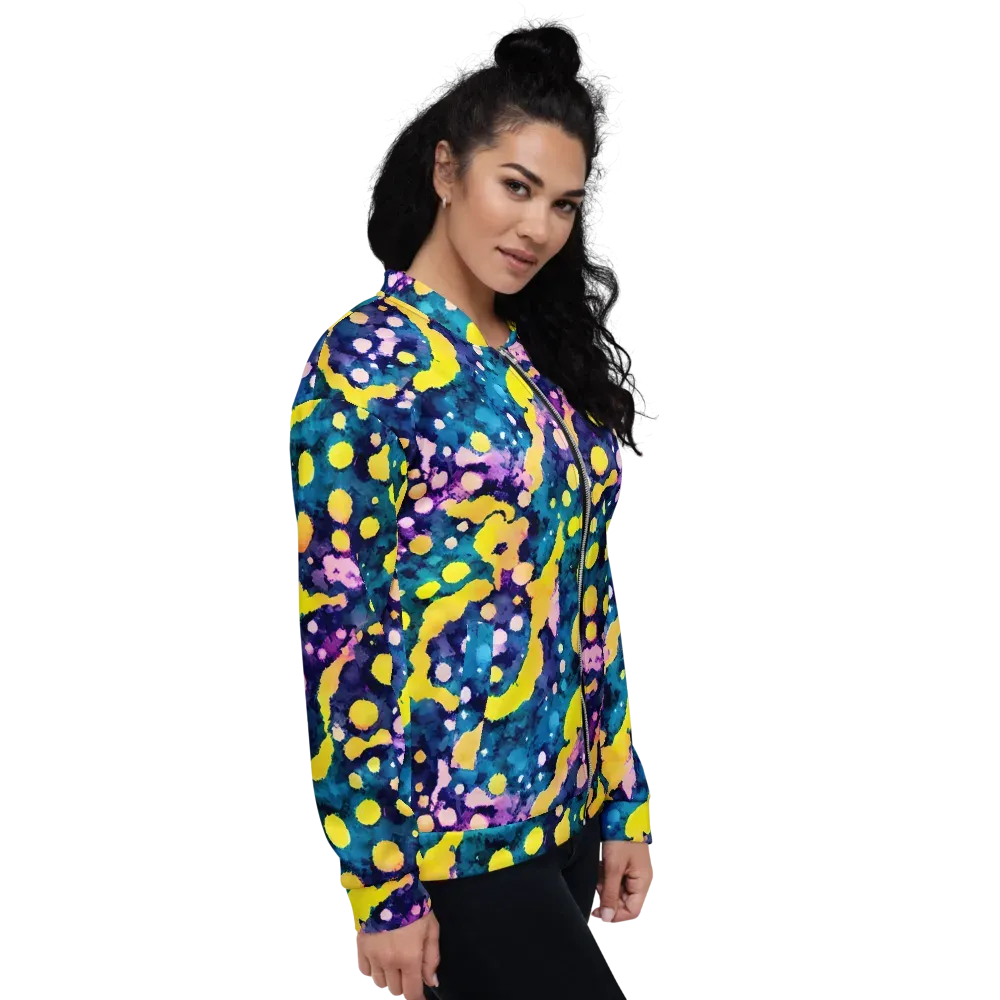Ink Galaxy on Bomber Jacket — Right