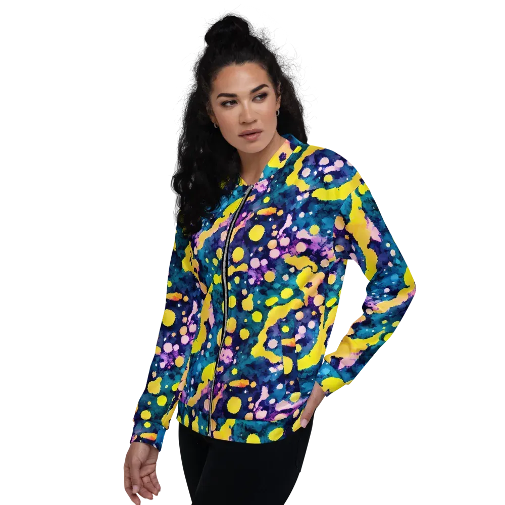 Ink Galaxy on Bomber Jacket — Left