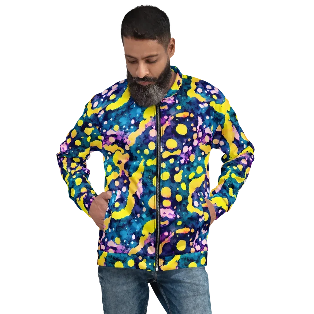 Ink Galaxy on Bomber Jacket — Front