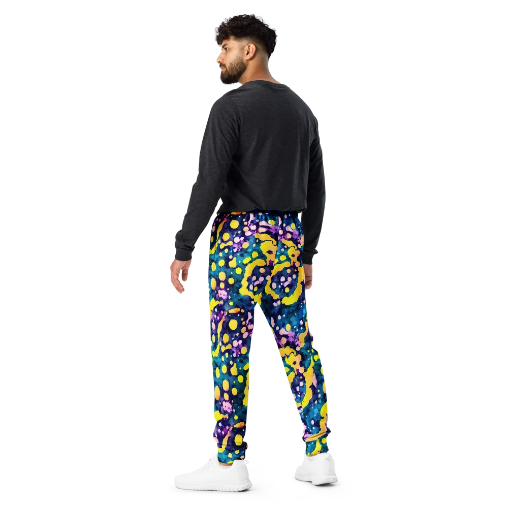 Ink Galaxy on Men's Joggers — Back