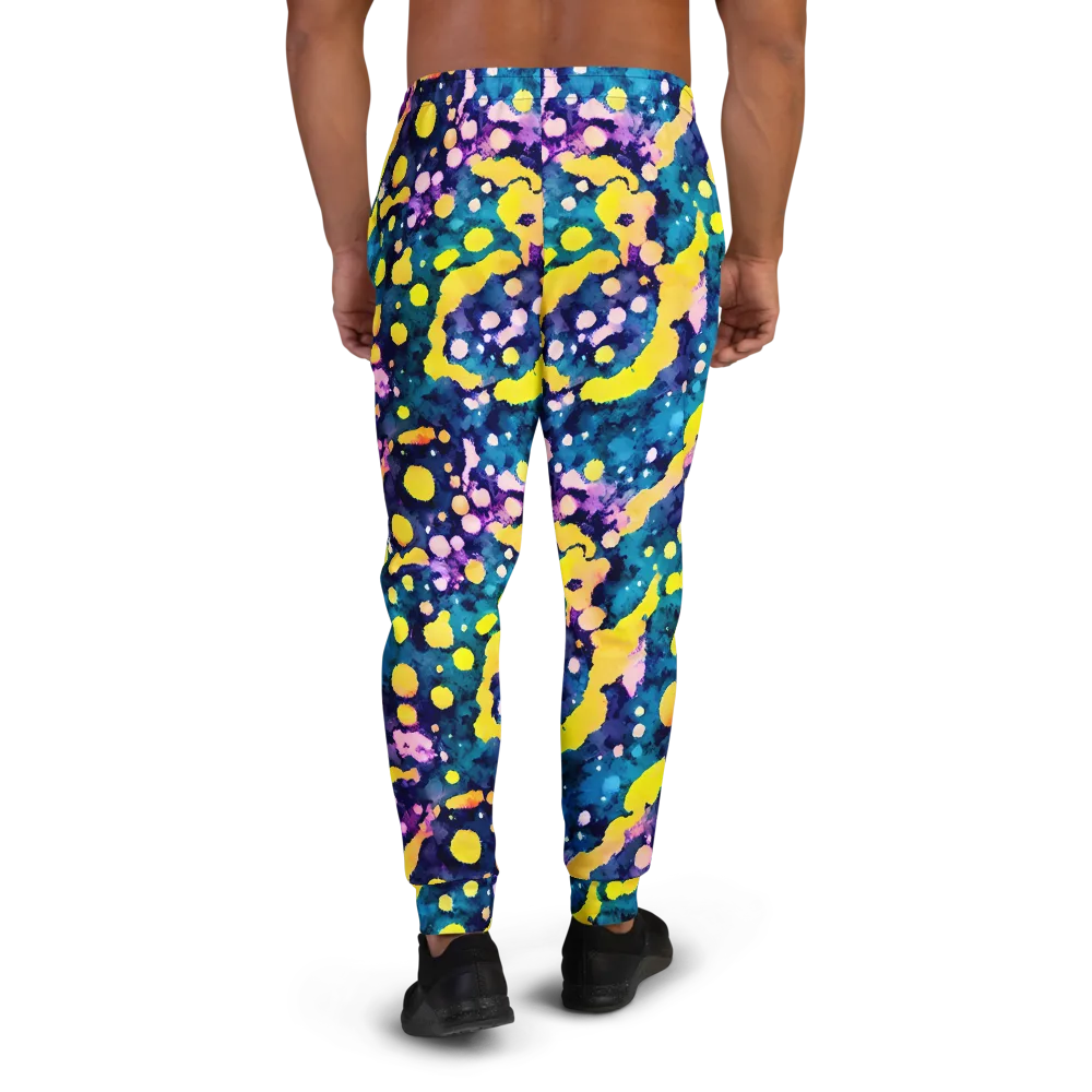 Ink Galaxy on Men's Joggers — Back