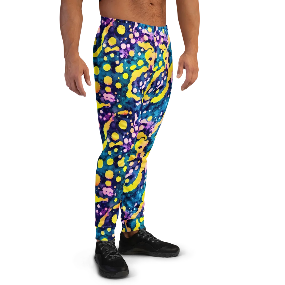Ink Galaxy on Men's Joggers — Right