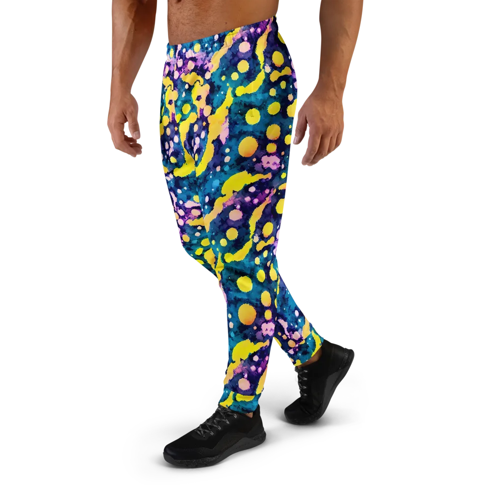 Ink Galaxy on Men's Joggers — Left