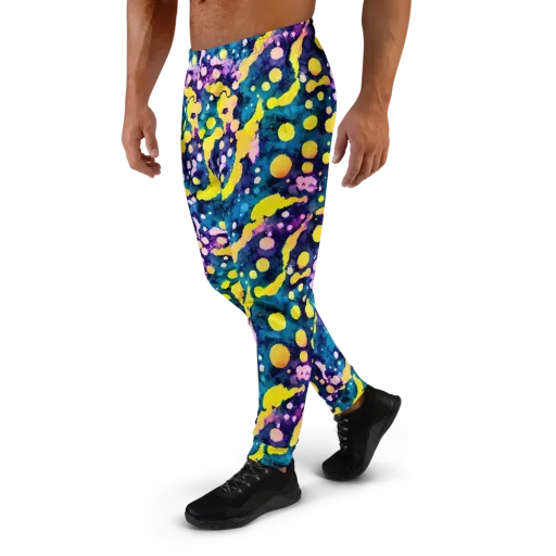 Ink Galaxy on a Men's Joggers