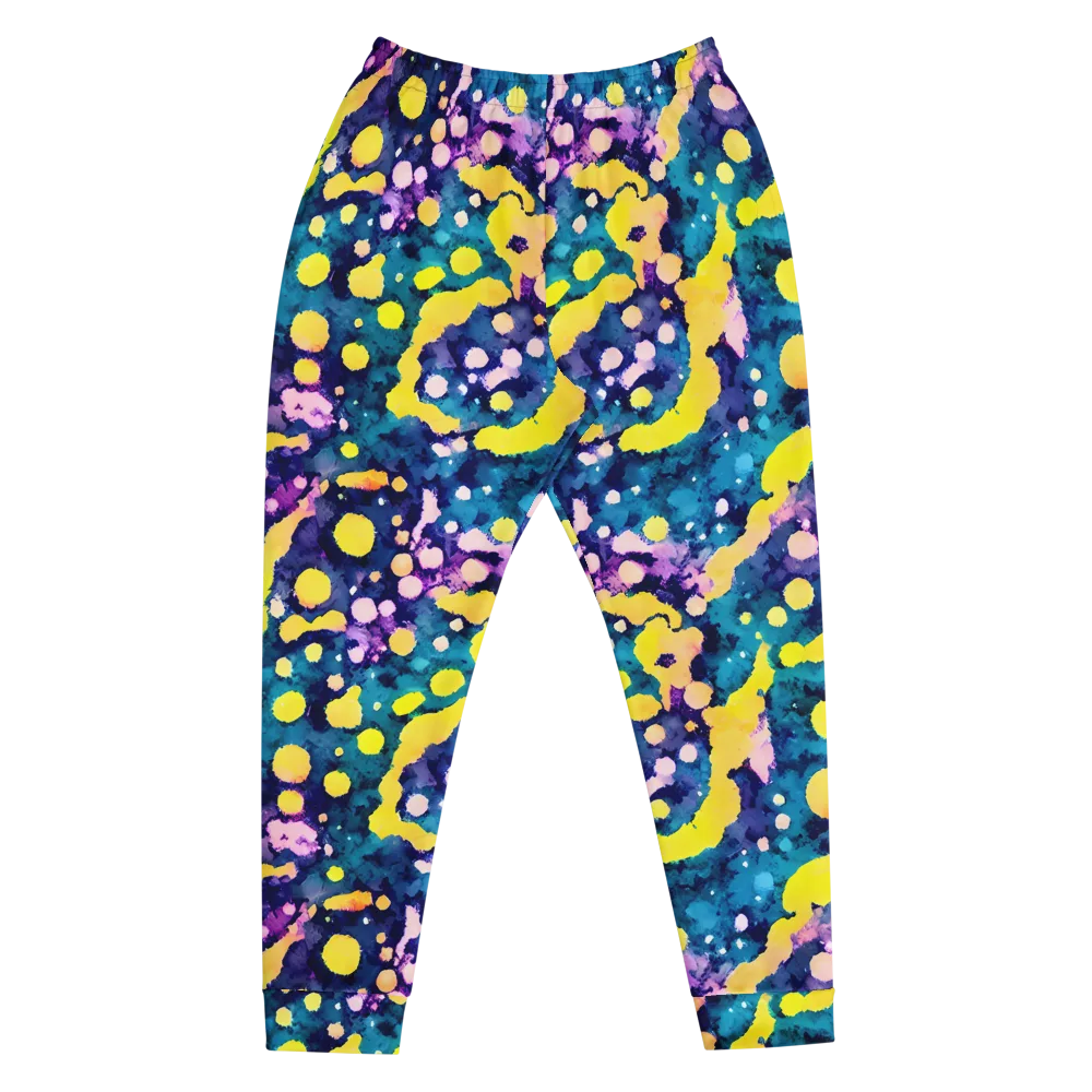 Ink Galaxy on Men's Joggers — Front