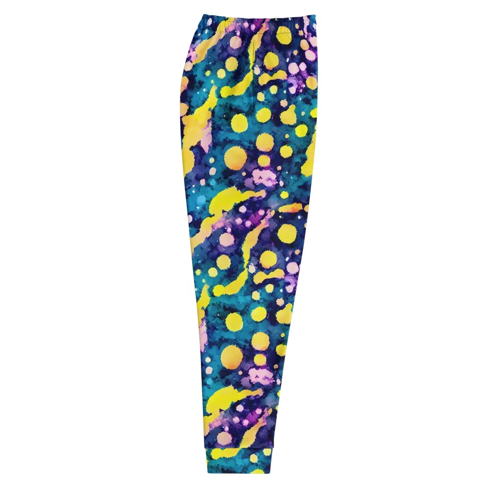 Ink Galaxy on Men's Joggers — Right