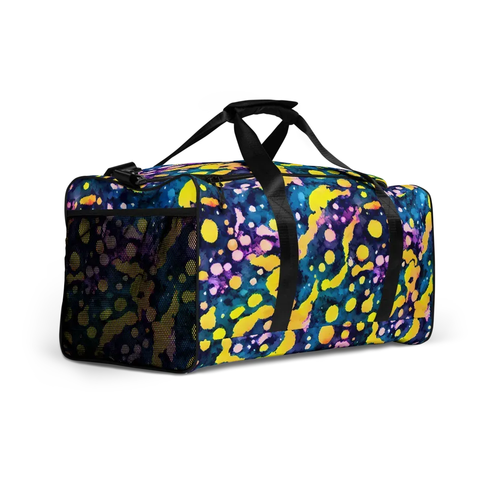 Ink Galaxy on Duffle Bag — Right Front