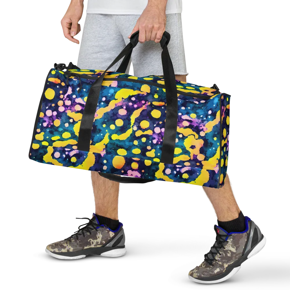 Ink Galaxy on Duffle Bag — Front