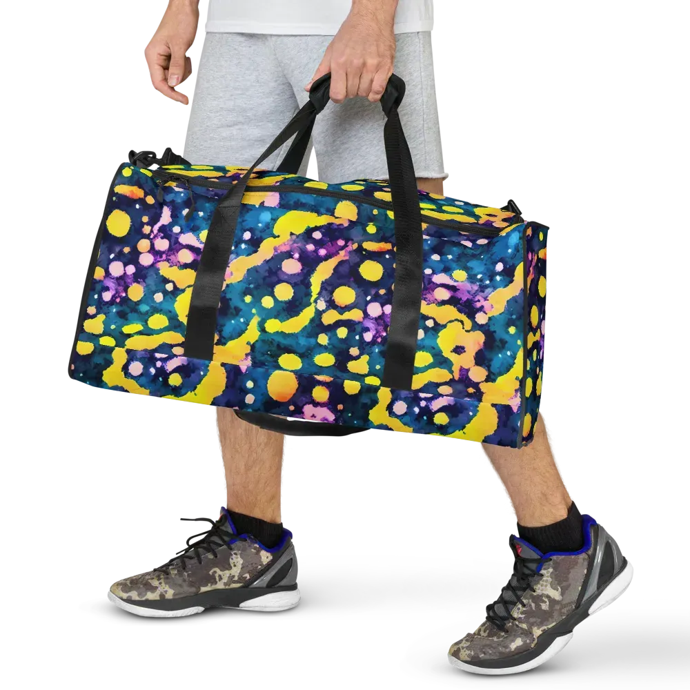 Ink Galaxy on Duffle Bag — Front