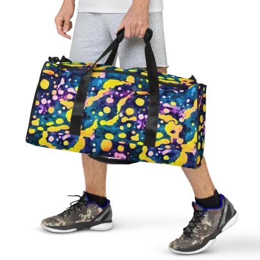 Ink Galaxy on a Duffle Bag