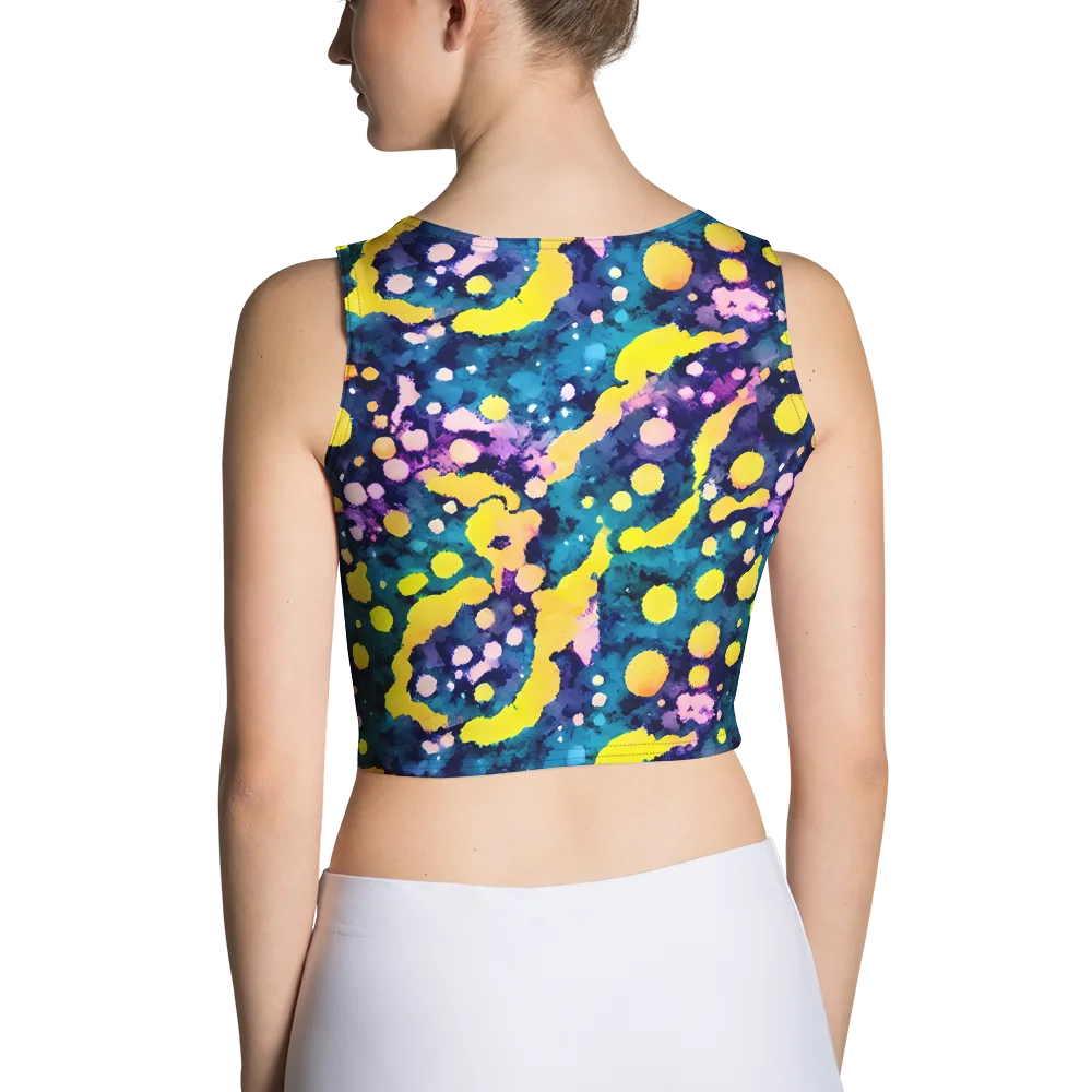 Ink Galaxy on Crop Top — Back