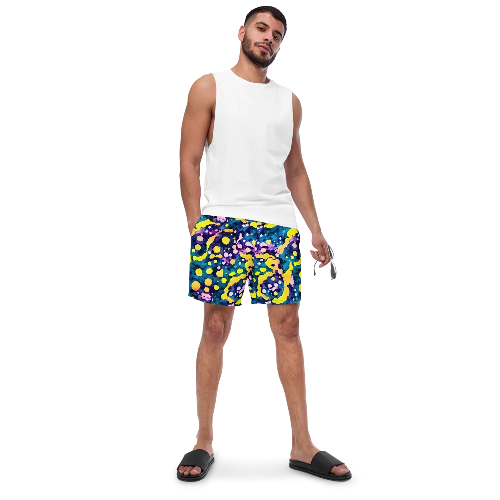 Ink Galaxy on Swim Trunks — Front