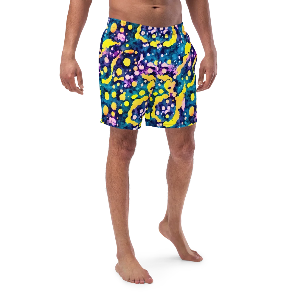 Ink Galaxy on Swim Trunks — Front