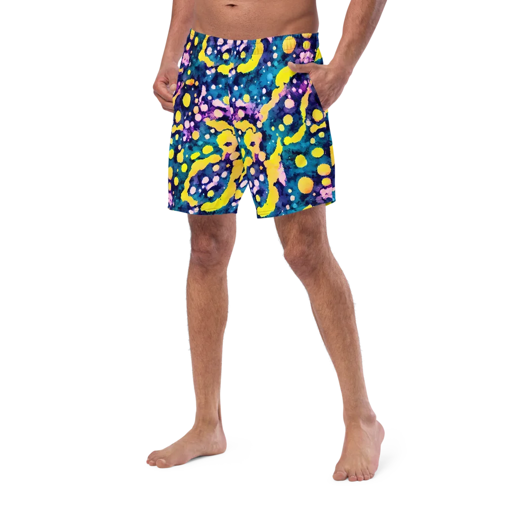 Ink Galaxy on Swim Trunks — Left Front