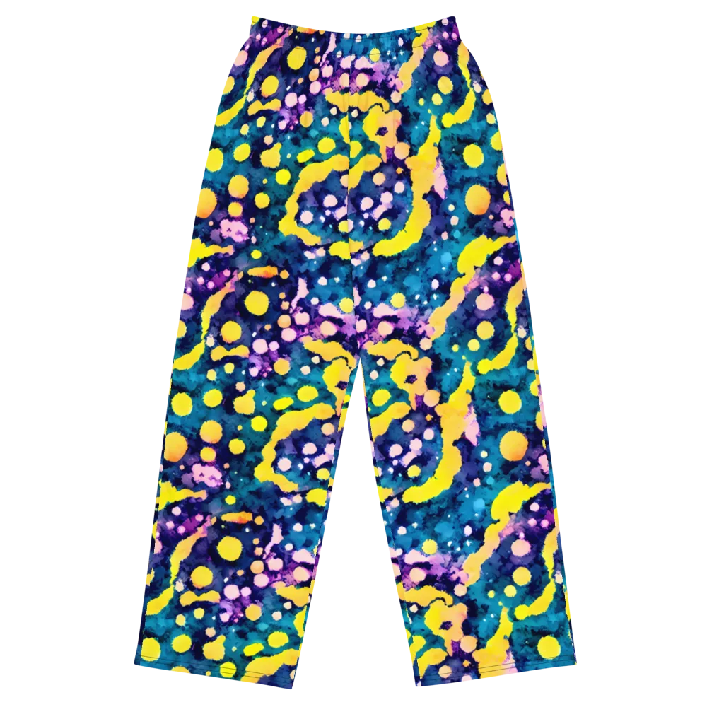 Ink Galaxy on Wide-Leg Pants — Front