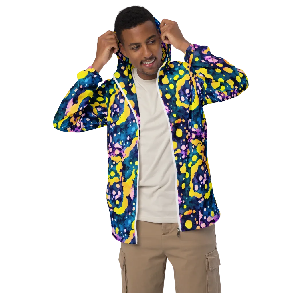 Ink Galaxy on Men's Windbreaker — Front
