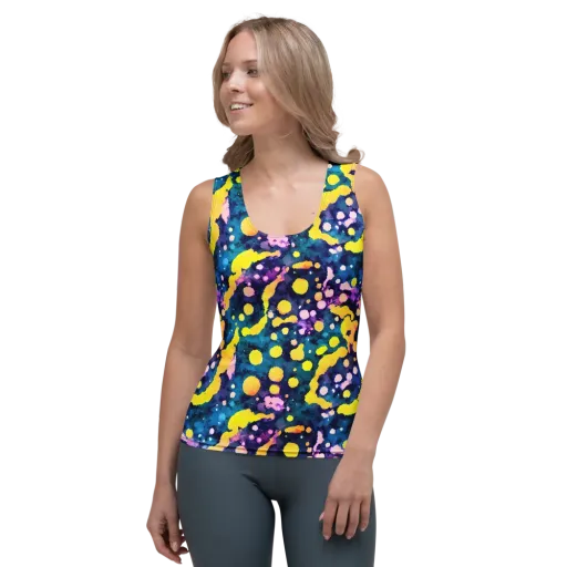 Ink Galaxy on a Women's Tank Top