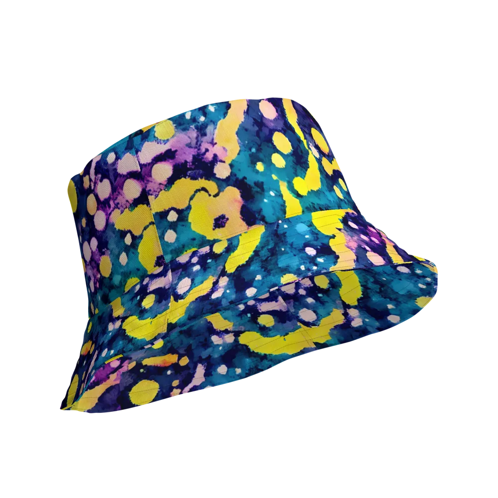 Ink Galaxy on Reversible Bucket Hat — Product details Outside