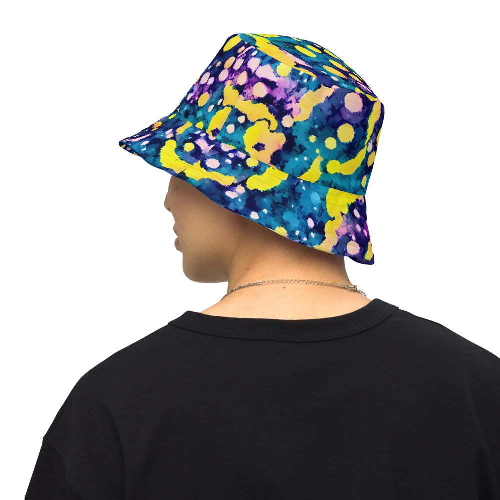 Ink Galaxy on Reversible Bucket Hat — Back Inside