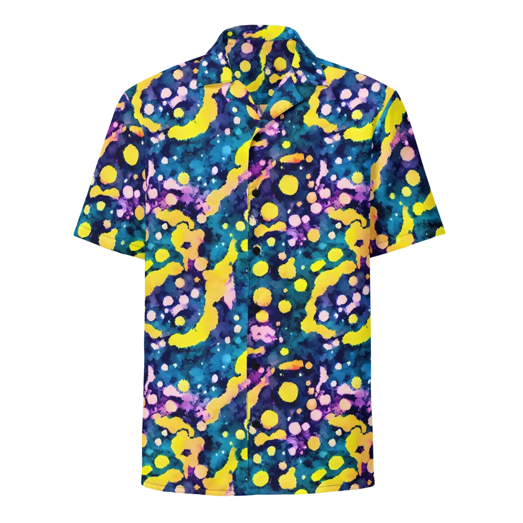 Ink Galaxy on Button Shirt — Front
