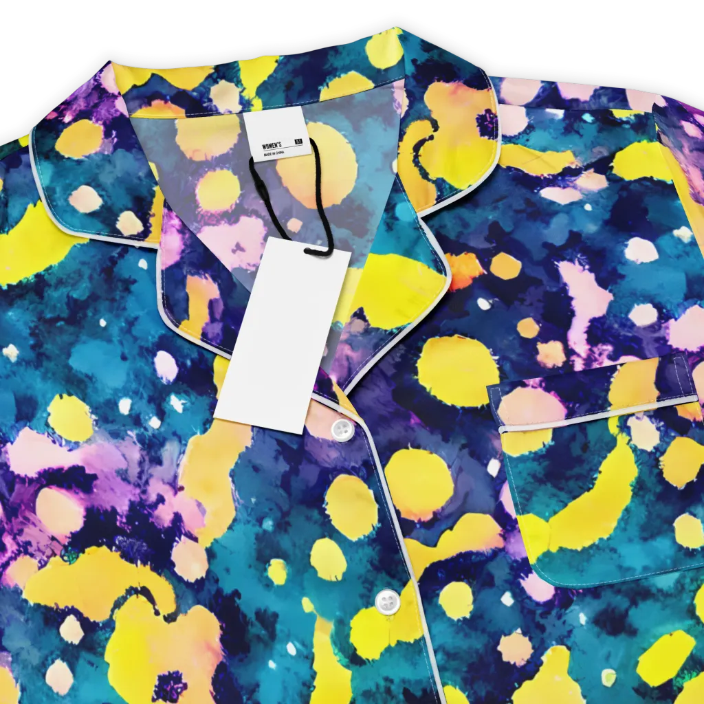 Ink Galaxy on Women's Short Sleeve Pajama Top — Product details